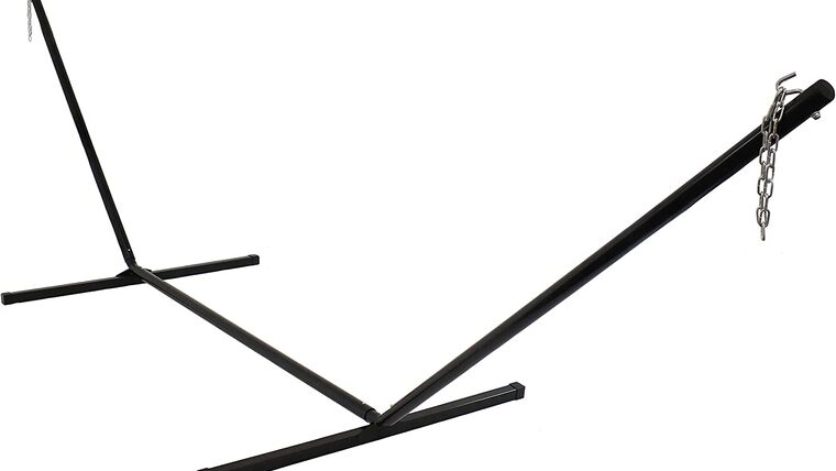 15 Foot Hammock Stand with Heavy-Duty Steel Beam Construction – Large 2 Person Hammock Stand – 400-Pound Capacity – Black | Rental 15 Foot Hammock Stand with Heavy-Duty Steel Beam Construction – Large 2 Person Hammock Stand – 400-Pound Capacity – Black | Rental