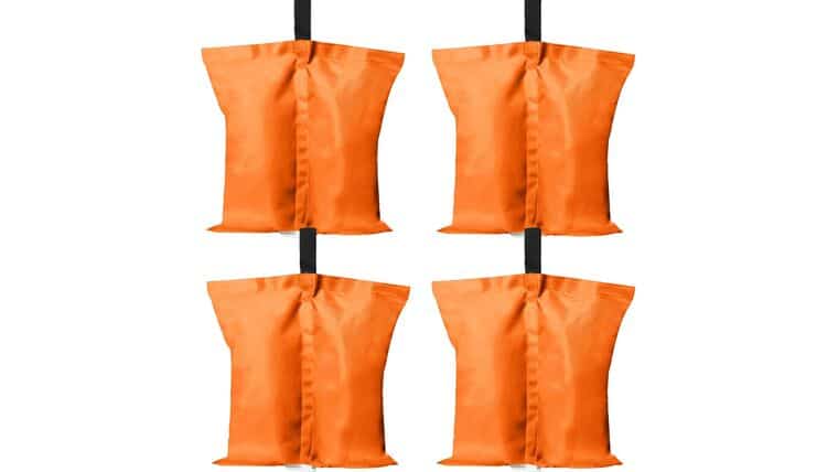50lb Tent Sand Bag – Orange | Rental