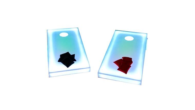LED Illuminated Corn Hole Toss Game | Rental