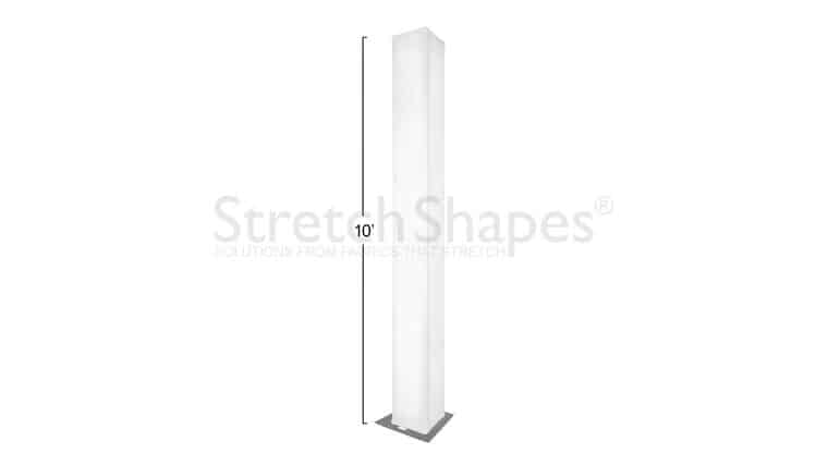 10′ White Spandex Truss Sleeve Cover | Rental 10′ White Spandex Truss Sleeve Cover | Rental