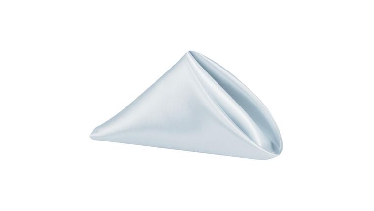 Satin Napkin 20″x20″ – Dusty Blue | Rental