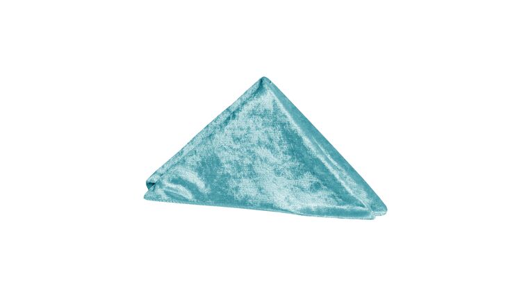 Velvet 20″x20″ Napkin | Peacock Teal | Rental Velvet 20″x20″ Napkin | Peacock Teal | Rental