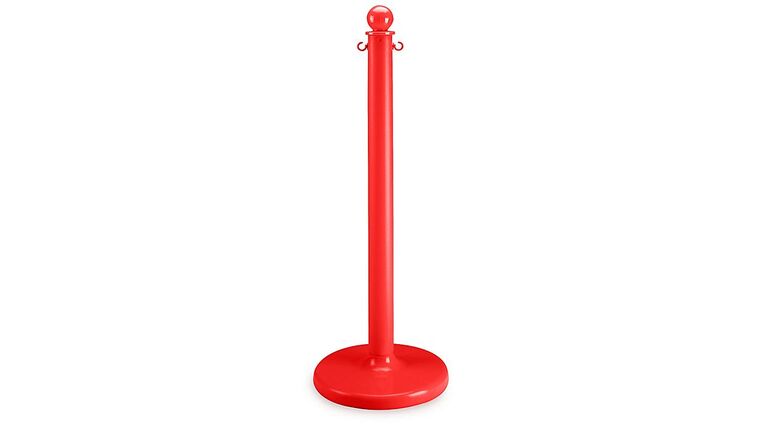 40″ Red Plastic Stanchion Post Only | Rental 40″ Red Plastic Stanchion Post Only | Rental