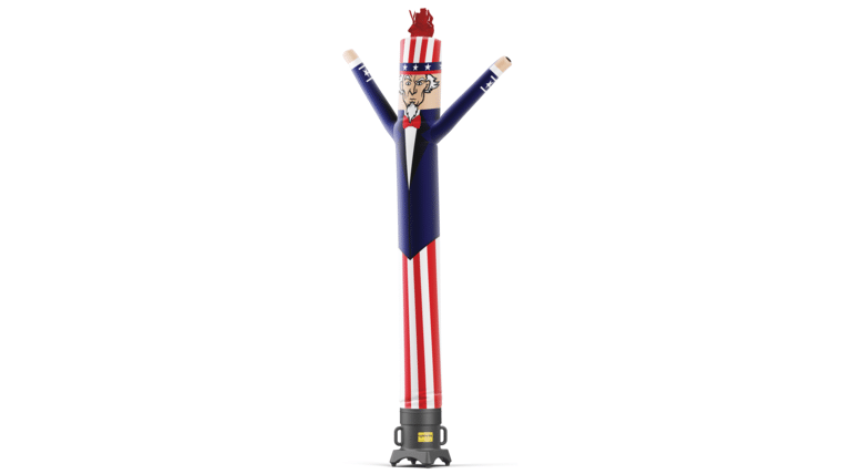 Uncle Sam Air Dancers® Inflatable Tube Man – 20′ | Rental