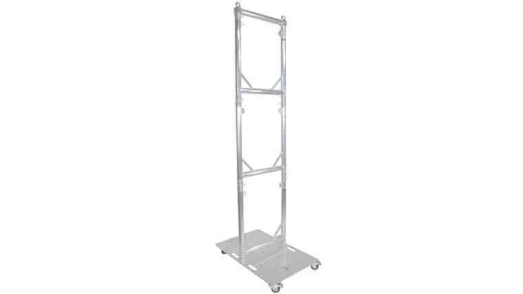 Truss Modular 3X Rapid U Grid Trio Package for Lighting – Moving Heads W-Rolling Aluminum Baseplate | Rental