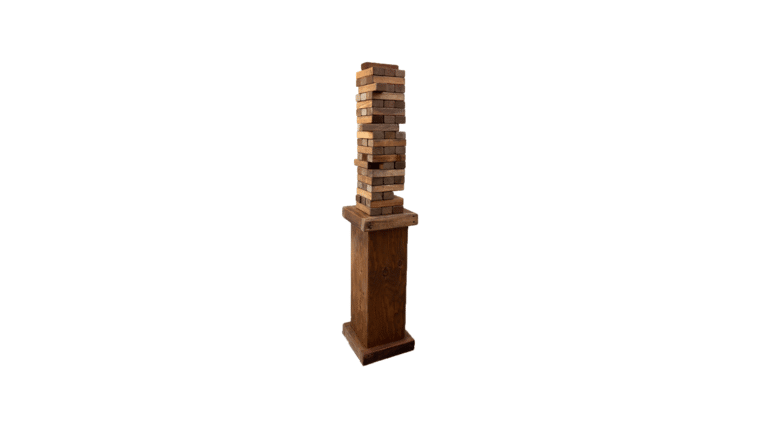 Giant Jenga Game w/o Stand – Rustic | Rental