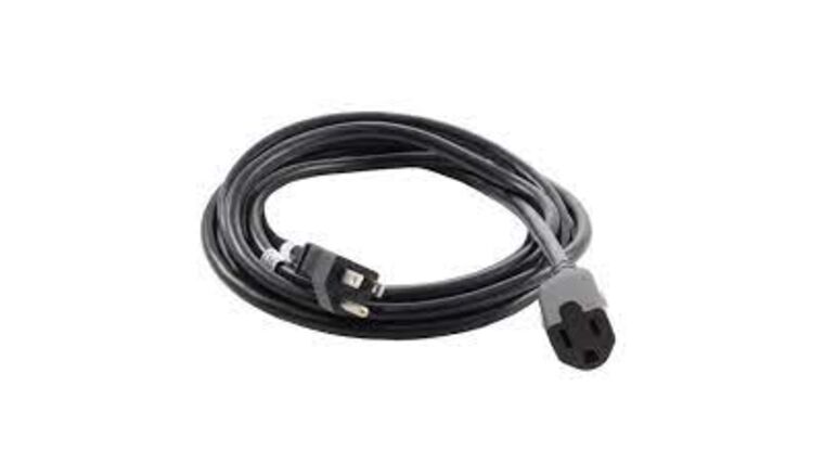 Power Cable | Black | 14/3 | 10′ | Rental