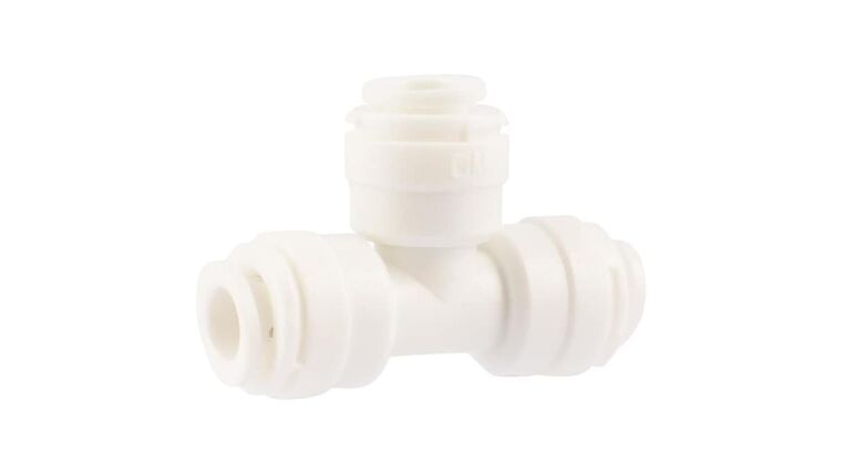 Accessories – 1/4-in Push-to-Connect x 1/4-in Push-to-Connect x 1/4-in dia Standard Tee Push Fitting | Rental Accessories – 1/4-in Push-to-Connect x 1/4-in Push-to-Connect x 1/4-in dia Standard Tee Push Fitting | Rental