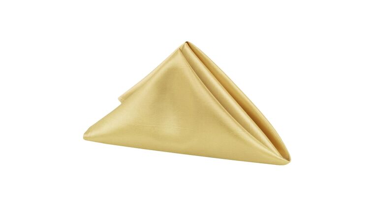 Taffeta Napkin 20″x20″ – Gold | Rental Taffeta Napkin 20″x20″ – Gold | Rental
