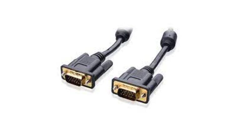 25′ VGA Hi-Resolution Cable M-M – Grey  – 9 Pin | Rental