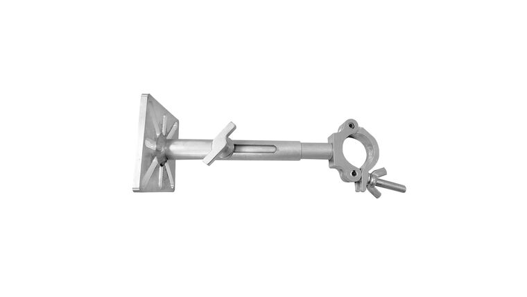 10-13″ LED Wall Mounting Plate to Extension 2″ Pole Truss Clamp for Ground Stacking and Hanging. | Rental 10-13″ LED Wall Mounting Plate to Extension 2″ Pole Truss Clamp for Ground Stacking and Hanging. | Rental