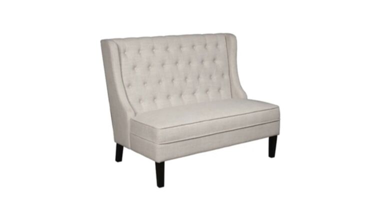Cream Tufted Settee | Rental Cream Tufted Settee | Rental