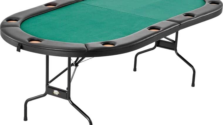 Poker/Texas Hold Em – 7′ Oval Casino Table Only – Green | Rental Poker/Texas Hold Em – 7′ Oval Casino Table Only – Green | Rental