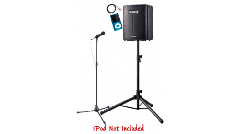 Roland Battery Powered Speaker With Microphone | Rental