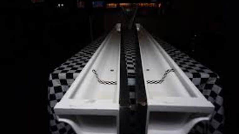 1 Lane Gold Fish Races Rental – Plastic – White | Rental 1 Lane Gold Fish Races Rental – Plastic – White | Rental