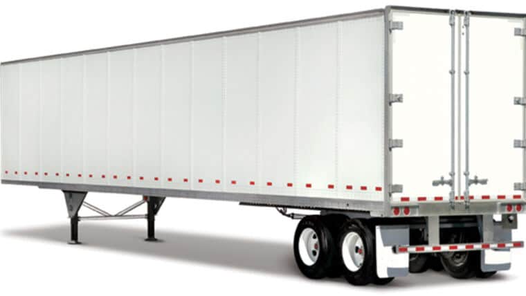 Dry Van Tractor Trailer – 8.5′ x 48′ | Rental