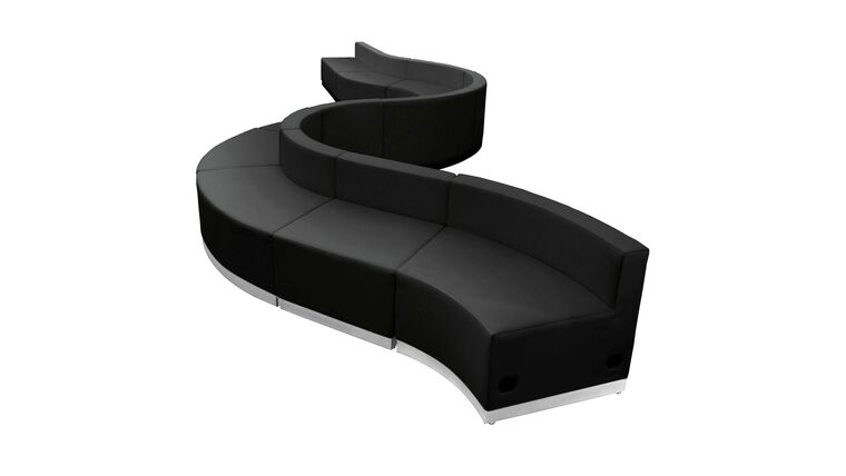Package – HERCULES Alon Series Black LeatherSoft Reception Configuration, 10 Pieces #6 | Rental Package – HERCULES Alon Series Black LeatherSoft Reception Configuration, 10 Pieces #6 | Rental