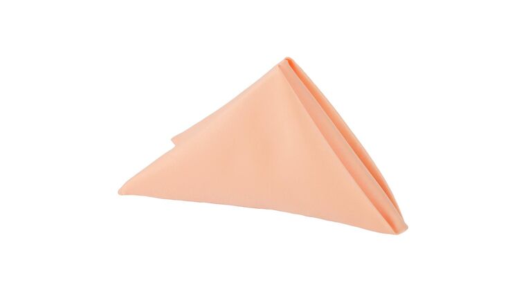Lamour Satin Napkin 20″x20″ – Peach | Rental Lamour Satin Napkin 20″x20″ – Peach | Rental