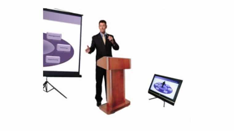 26″ Floor Confidence Monitor | Rental