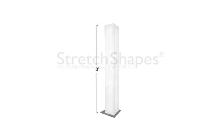 8′ White Spandex Truss Sleeve Cover | Rental 8′ White Spandex Truss Sleeve Cover | Rental