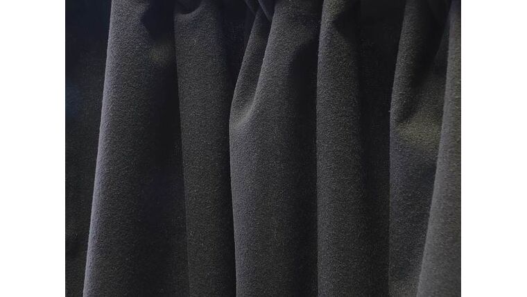 10′ Velour Drape Panel – Black | Rental