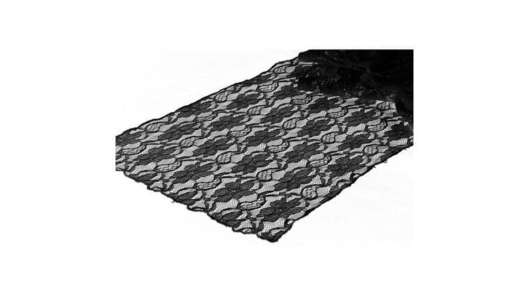 Lace Table Runner – Black | Rental Lace Table Runner – Black | Rental