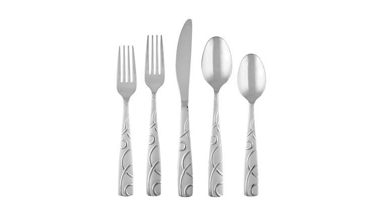 Roam Sand Silver Salad Fork | Rental Roam Sand Silver Salad Fork | Rental