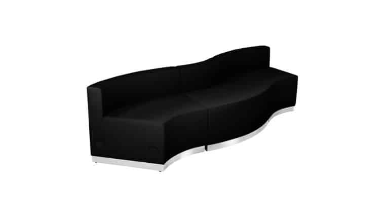 Package – HERCULES Alon Series Black LeatherSoft Reception Configuration, 3 Piece | Rental Package – HERCULES Alon Series Black LeatherSoft Reception Configuration, 3 Piece | Rental