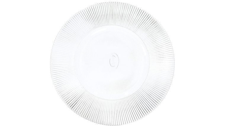 Glass Charger Plate – Clear | Rental Glass Charger Plate – Clear | Rental