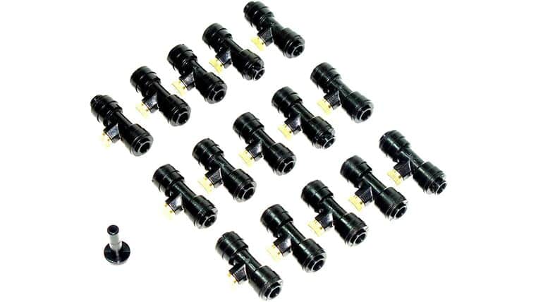1/4″ Slip-Lok (Quick Connect) 10/24 Misting Nozzle Tees (Couplers) | Rental 1/4″ Slip-Lok (Quick Connect) 10/24 Misting Nozzle Tees (Couplers) | Rental