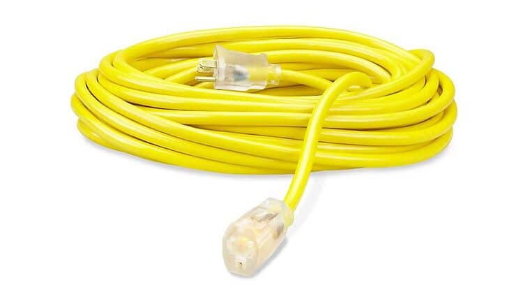 Power Cable | Yellow | 14/3 | 100′ | Rental