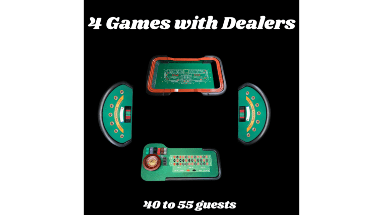 “Winner, Winner” 4 Casino Game Package Rental | Rental