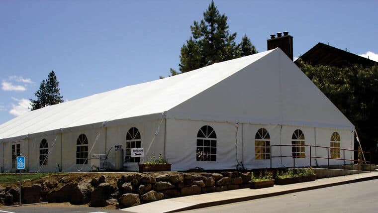 40′ x 20′ Keder Tent – White | Rental