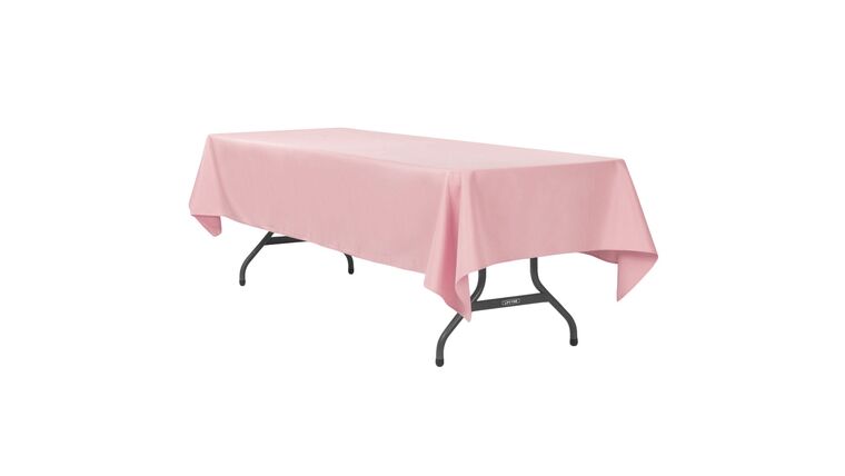 Polyester | 60″ x 120″ Rectangle Polyester Tablecloth – Dusty Rose/Mauve | Rental