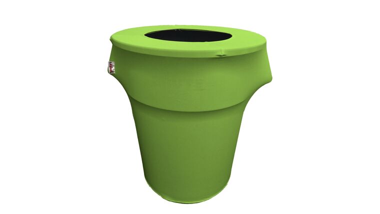 Spandex Trash Can Cover for 44 Gallon – Lime | Rental
