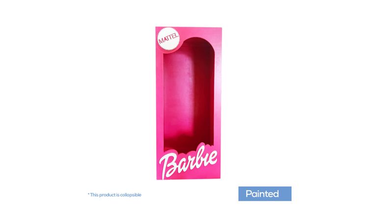 Wood – Collapsible Barbie Box Photo Booth – Pink – ADULT | Rental Wood – Collapsible Barbie Box Photo Booth – Pink – ADULT | Rental