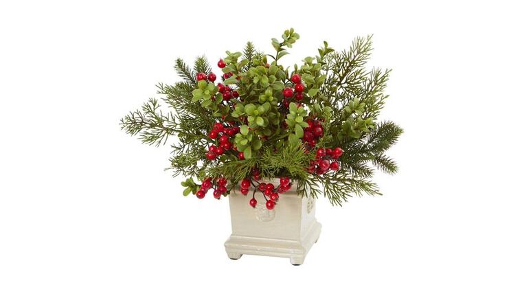 Holiday Berry and Pine Artificial Arrangement | Rental