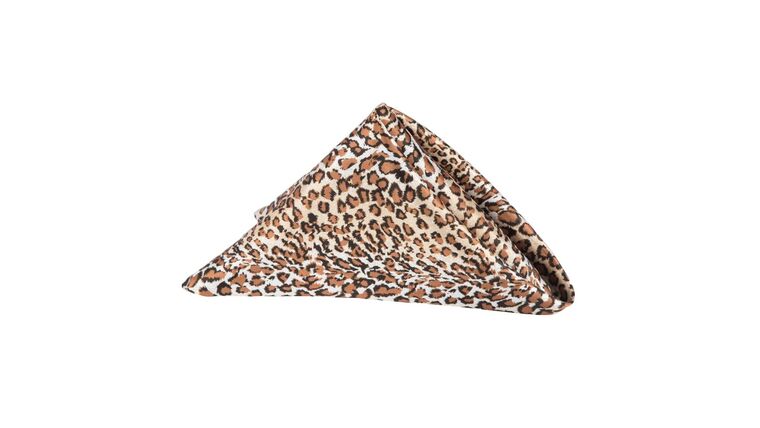 Satin Napkin 20″x20″ – Leopard | Rental