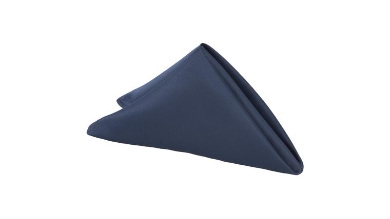 Lamour Satin Napkin 20″x20″ – Navy Blue | Rental Lamour Satin Napkin 20″x20″ – Navy Blue | Rental