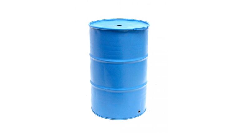 Steel Drum Cocktail Table – Blue | Rental