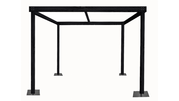 Cabana – 10 x 10’w x 8’h Black Wood Cabana | Rental