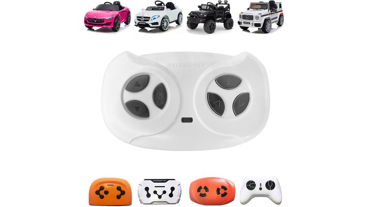 2.4G Bluetooth Remote Control for Power Wheels – White | Rental 2.4G Bluetooth Remote Control for Power Wheels – White | Rental