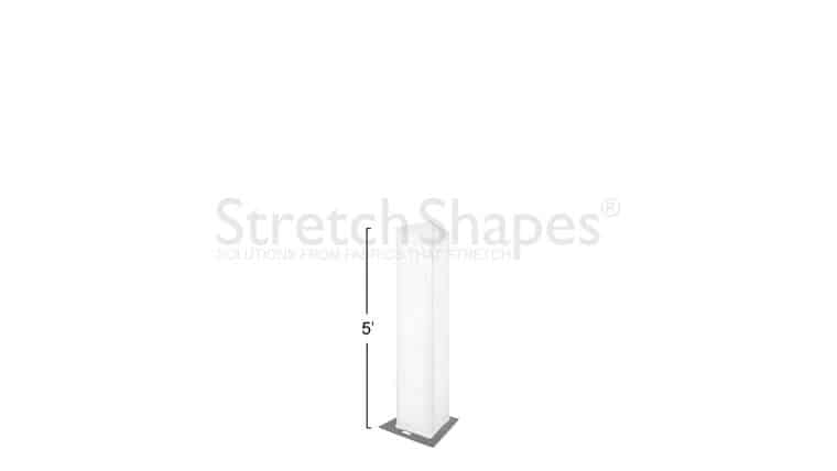5′ White Spandex Truss Sleeve Cover | Rental 5′ White Spandex Truss Sleeve Cover | Rental