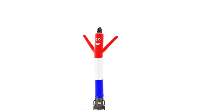 Air Dancers® Inflatable Tube Man Red, White, and Blue USA – 10′ | Rental