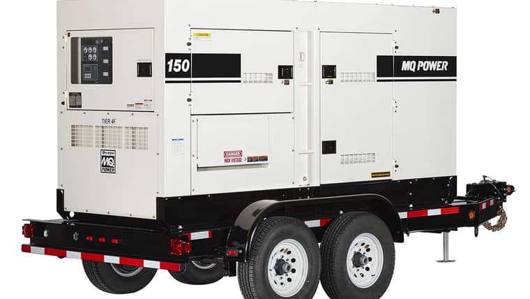 120 kW (150 kVA) and a standby rating of 132 kW (165 kVA). | Rental 120 kW (150 kVA) and a standby rating of 132 kW (165 kVA). | Rental