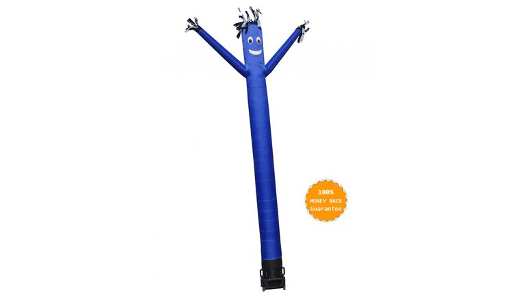 20′ Blue Air Dancer Pylon With Arms & Blower Kit | Rental