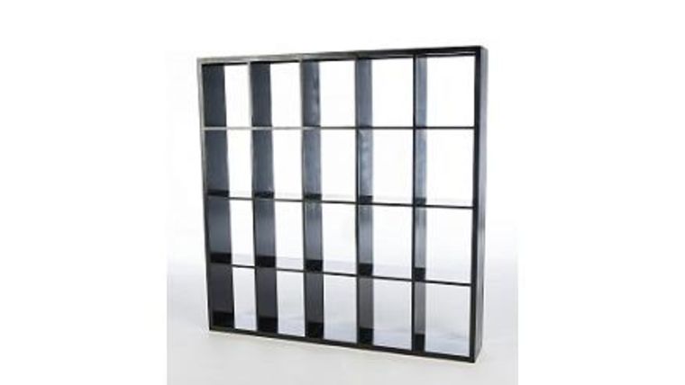 20 Box Black Wood Back Bar | Rental 20 Box Black Wood Back Bar | Rental