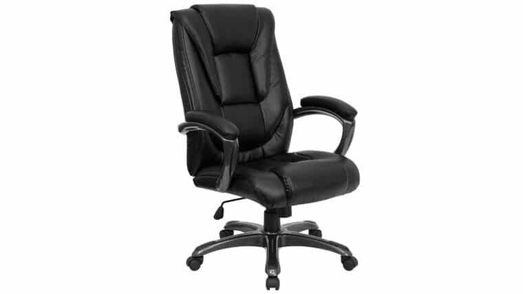 Office Chair – Black Leather | Rental