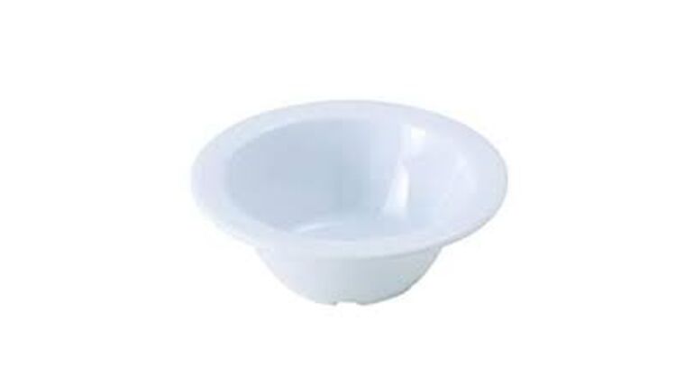 4 oz. 4 3/4″ Round Fruit Bowl Melamine (White) | Rental