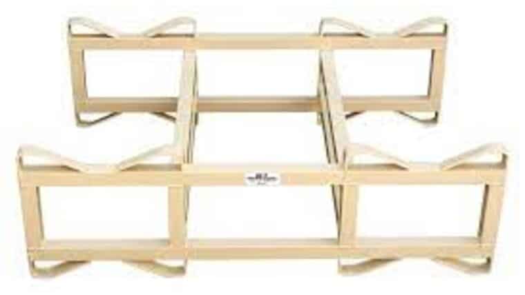 Double Wine Barrel Rack (Beige) | Rental Double Wine Barrel Rack (Beige) | Rental